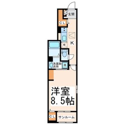 上南部入口 徒歩3分 1階の物件間取画像